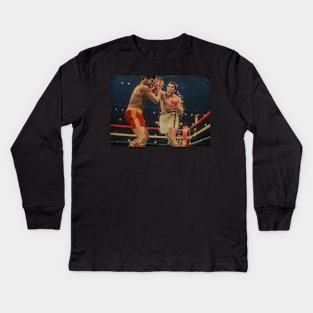 muhammad ali The Greatest-Vintage Kids Long Sleeve T-Shirt